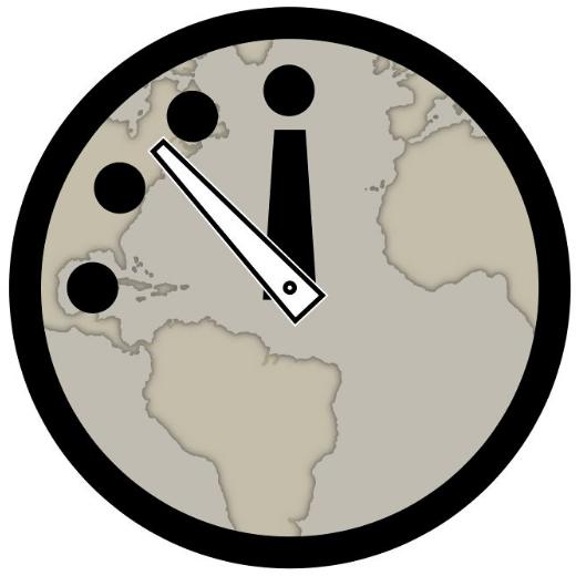 "末日之钟"被拨至历史最高风险水平