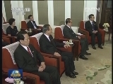 温家宝会见中朝两个经济区开发合作联合指导委员会朝方代表团