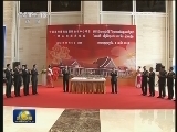 温家宝同老挝总理举行会谈