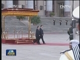 习近平举行仪式欢迎老挝人革党中央总书记 国家主席访华