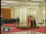 习近平举行仪式欢迎巴基斯坦总统访华