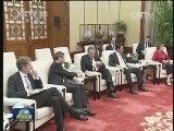 张德江会见德国总理