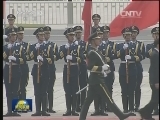 李克强举行仪式欢迎德国总理访华