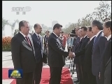 习近平出席塔吉克斯坦总统举行的欢迎仪式