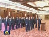 全国人大常委会首次举行宪法宣誓仪式 张德江主持并监誓