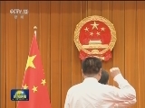 全国人大常委会举行宪法宣誓仪式