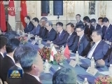 李克强同日本首相安倍晋三举行会谈时强调 努力实现中日关系长期健康稳定发展
