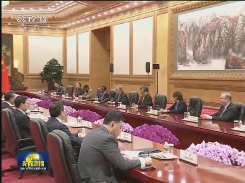 习近平会见联合国秘书长