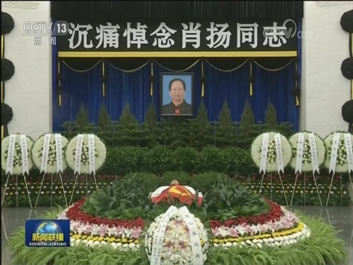 肖扬同志遗体在京火化