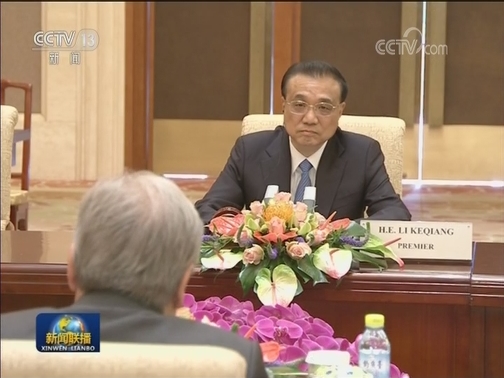 李克强会见联合国秘书长