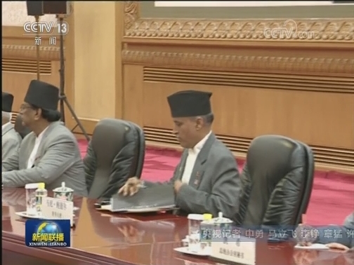 习近平同尼泊尔总统举行会谈