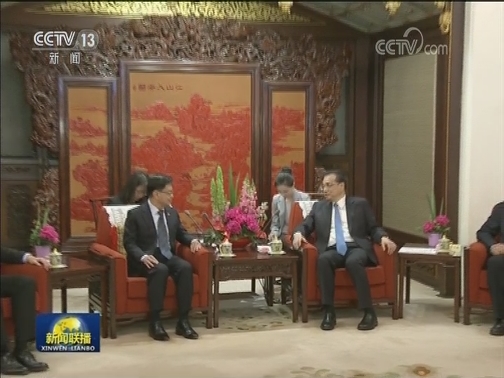李克强会见新加坡副总理兼财政部长
