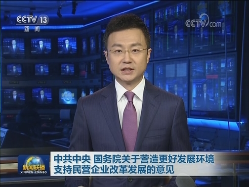 中共中央 国务院关于营造更好发展环境支持民营企业改革发展的意见