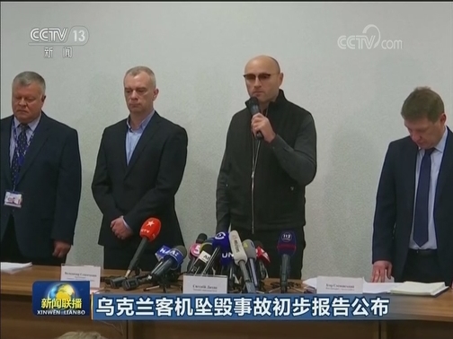 乌克兰客机坠毁事故初步报告公布