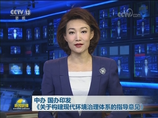 中办 国办印发《关于构建现代环境治理体系的指导意见》