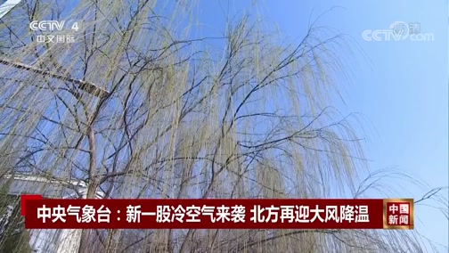 [中国新闻]中央气象台:新一股冷空气来袭 北方再迎大风降温