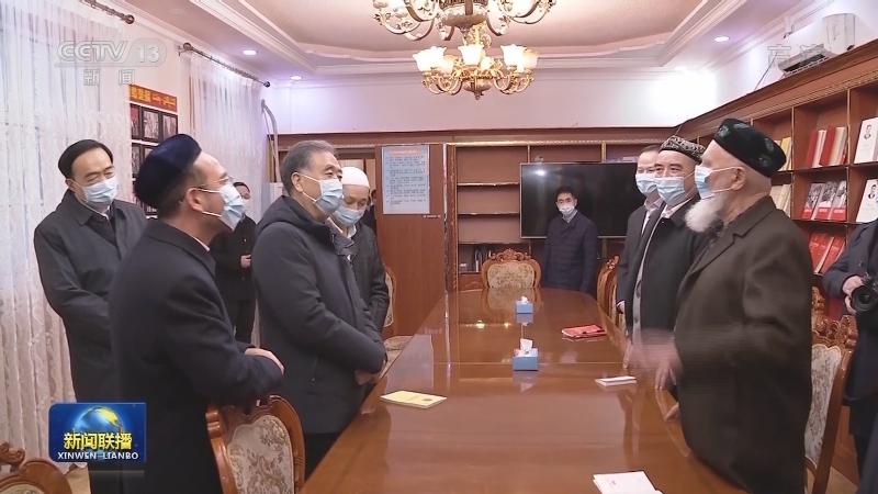 汪洋在新疆调研