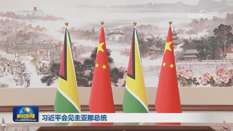 习近平会见圭亚那总统