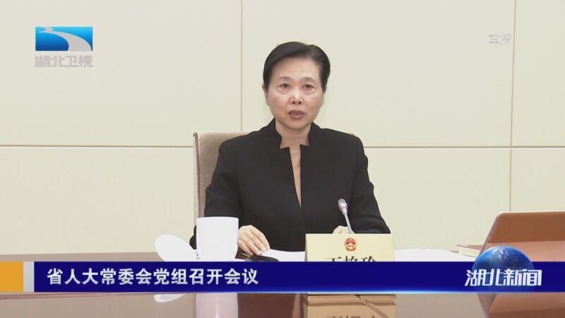 [湖北新闻]省人大常委会党组召开会议