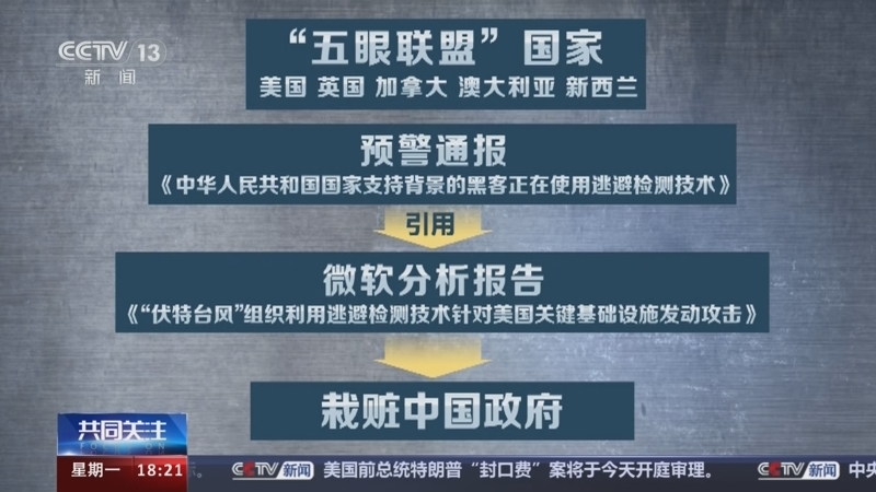 [共同关注]特别关注:美借"伏特台风"栽赃陷害 炒作"中国网络攻击威胁"