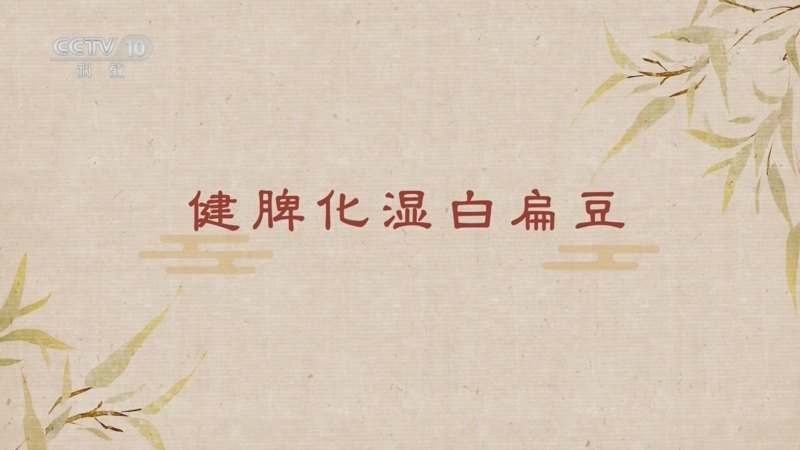 《百家讲坛》 20250513 舌尖上的养生（第二部） 9 健脾化湿白扁豆
