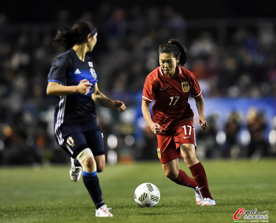 [高清组图]奥预赛-古雅沙世界波 女足2-1日本出线在望