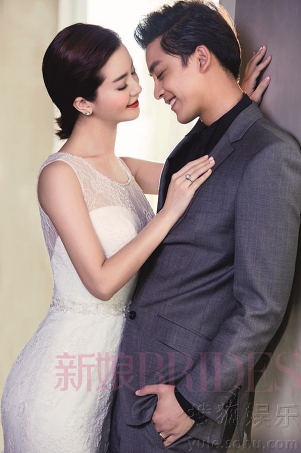 李晟李佳航婚纱大片 永葆初心甜蜜相拥