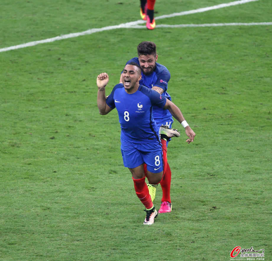 [高清组图]欧洲杯-帕耶89分钟绝杀 法国2-1胜对手
