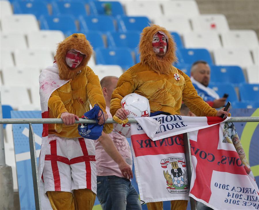 高清组图欧洲杯球迷激动百态英格兰球迷失落