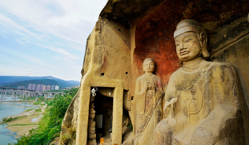 [高清组图]四川广元皇泽寺到千佛崖
