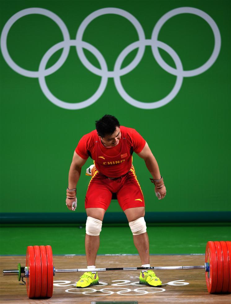 [高清组图]举重男子105公斤级 杨哲获第四名
