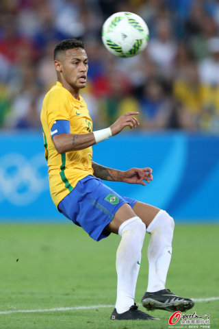 [高清组图]男足-内马尔点球助巴西足球夺冠