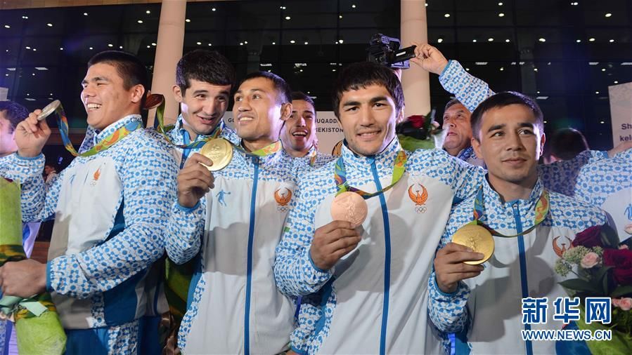 乌兹别克斯坦欢迎奥运选手回国