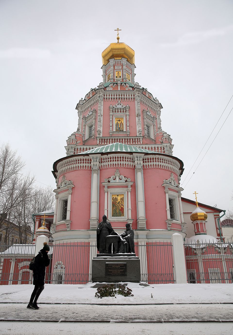 雪中的莫斯科红场