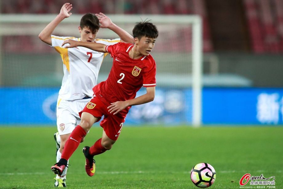 高清组图张星亮破门四国赛u16国足首场战平