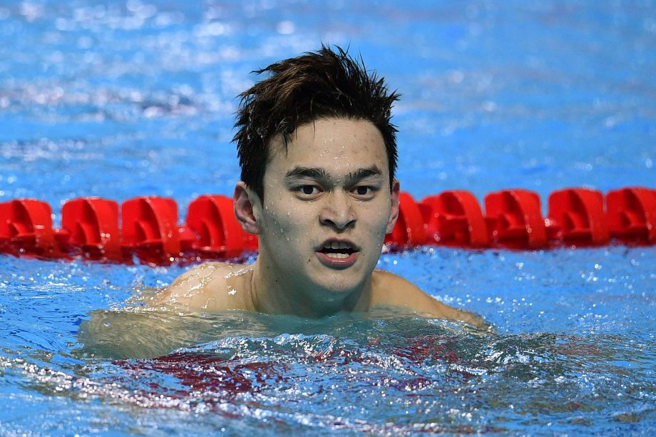 [高清组图]男子200米自孙杨夺冠 摘取第二金