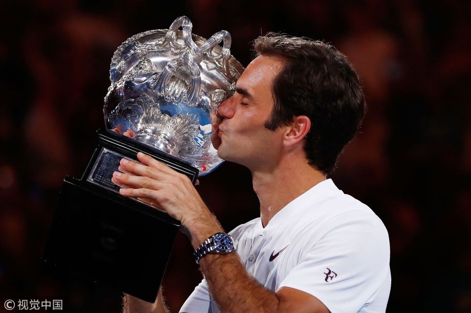 [高清组图]费德勒澳网夺冠 夺大满贯第20冠