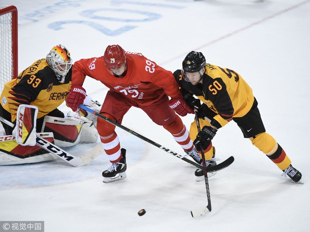 高清组图男子冰球决赛俄奥运冰球队夺金