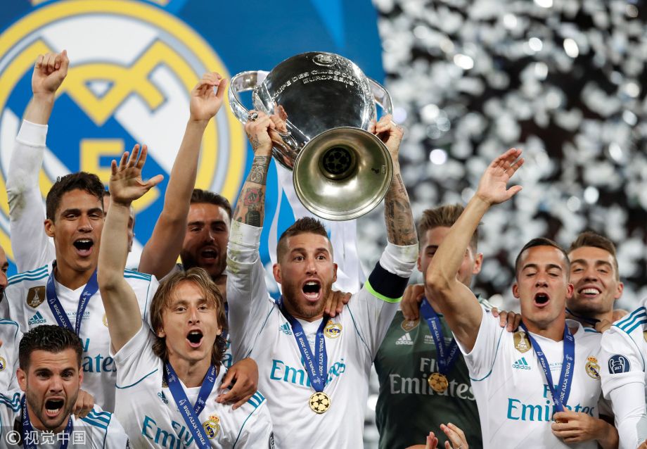 [高清组图]欧冠颁奖典礼 皇马三连霸创造历史