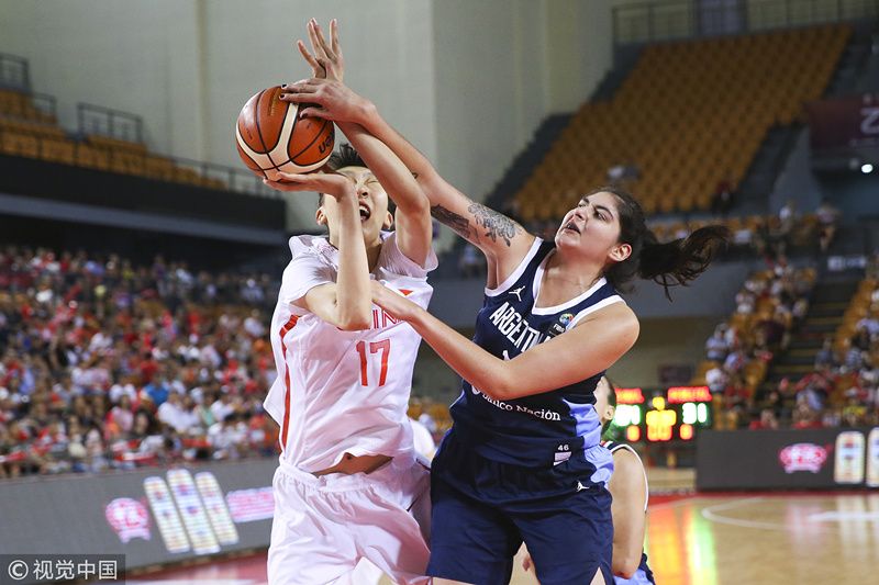 [高清组图]国际女篮锦标赛中国34分大胜阿根廷
