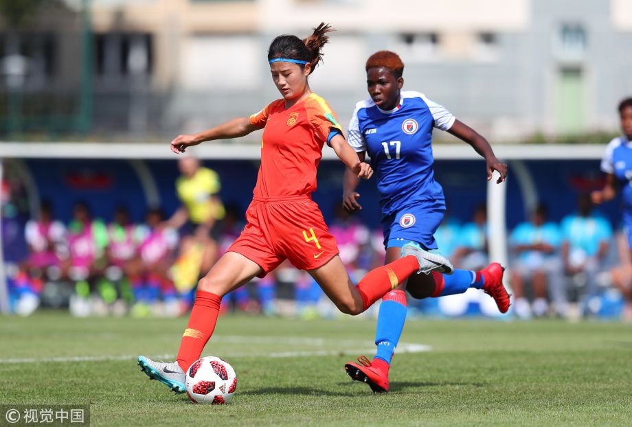 高清组图赵瑜洁破门u20女足世青赛收获开门红