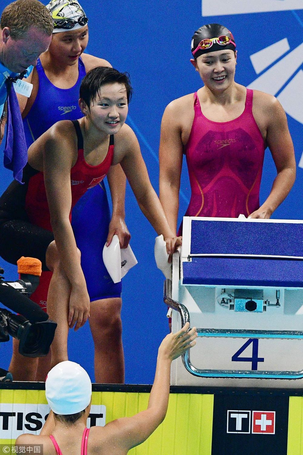 [高清组图]女子4x200米自由泳接力决赛 中国队夺冠