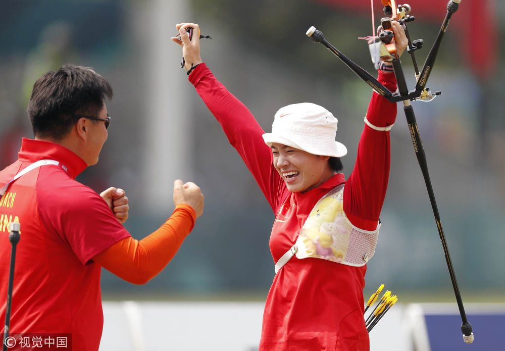 高清组图射箭反弓曲女子个人赛张心妍夺冠