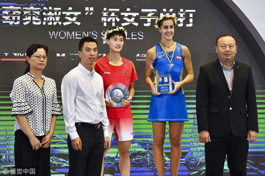 [高清组图]中羽赛-陈雨菲再负马林 无缘冠军