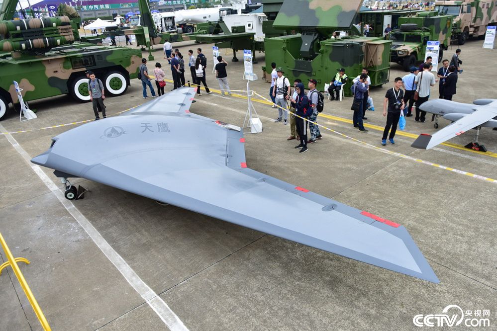 全自主 高隐身 "天鹰"无人机珠海航展成"网红"