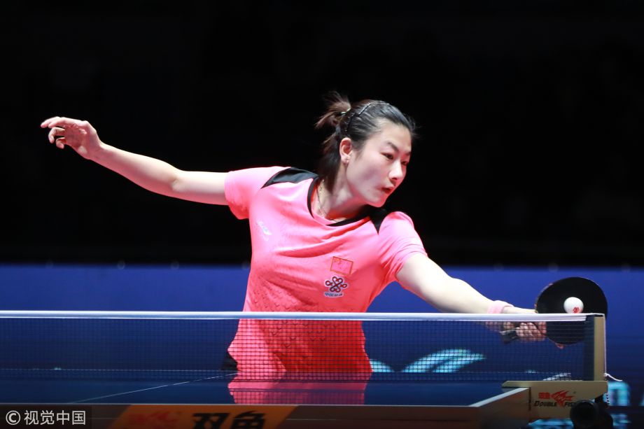 高清组图乒联总决赛丁宁40胜郑怡静