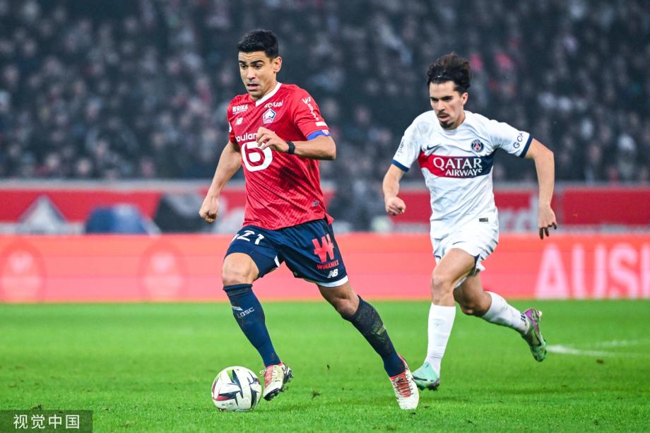 法甲-姆巴佩破门阿森西奥大礼 巴黎1-1客平里尔