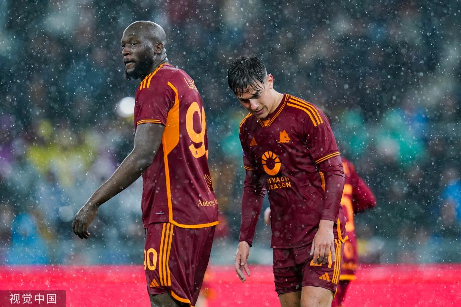 意甲-国米4-2逆转罗马 卢卡库乌龙助攻失单刀