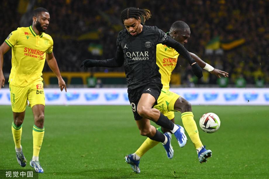 姆巴佩点射建功 巴黎2-0完胜南特14分领跑