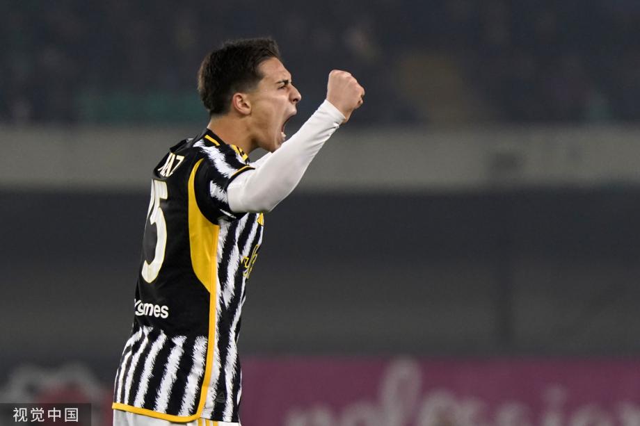尤文2-2平维罗纳4轮不胜 多赛1场距榜首9分
